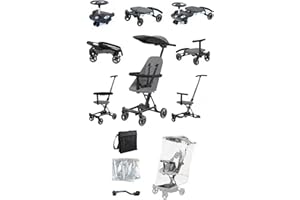 GENERIC Rexhan Convertible 3 in 1 Baby Stroller, Pram, 3 in 1 Travel System, Swing Rider, Travel Toddler Buggy, Push Baby Walker, Baby Carriage, Lightweight, All in 1 Stroller, Adjustable Handle, Foldable