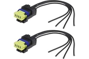 ECSiNG 2 piezas de cable de bomba de combustible de coche 8201348602 15 cm conector de sensor de tanque de bomba de combustible para automóviles