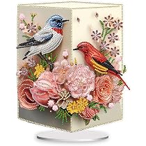 DIY Diamond Art Reagenzglas-Vase Mit Blumendekor – Mandala Muster Zum Selbermachen Für Hydrokultur & Deko