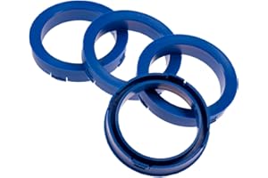 PGONA 4X Zentrierringe 73,1 x 57,1 mm blau Felgen Ringe Made in Germany
