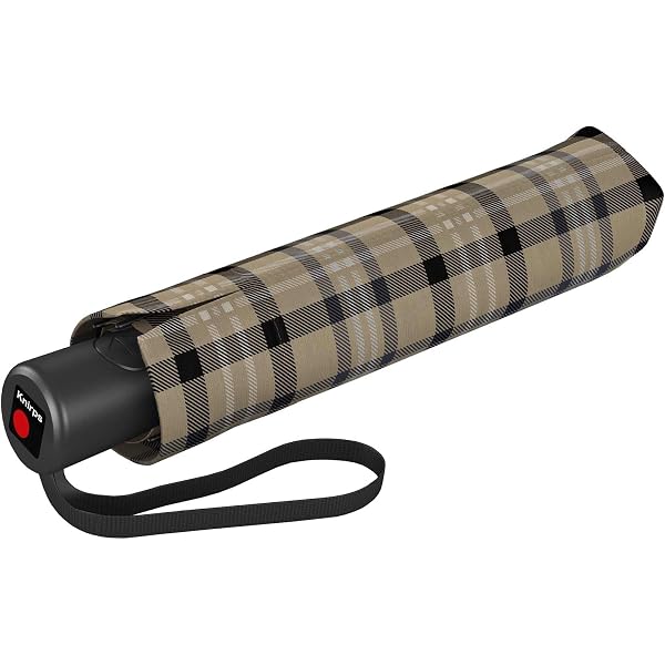 Parapluie Compact Knirps X1 Manuel - Diamètre 90 Cm, Longueur Fermée 18 Cm - Coupe-vent Testé 80 Km/h - Avec étui