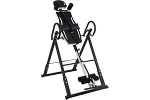‎ZELUS ZELUS Inversionsbank Multifunktionsgerät Rückentrainer klappbar Inversionstisch Schwerkrafttrainer Heimtrainer Inversion Table bis 180°