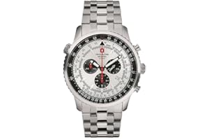 Swiss Alpine Military Montre analogique à quartz 7078.9 en acier inoxydable pour homme