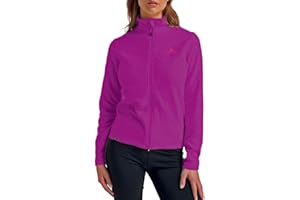 ATHL DPT. Maglia Donna in Micropile con Zip Sportiva - Felpa Giacchetto Donna con Zip in pile collo alto Sci Trekking Tempo Libero Attività all'aperto Lavoro