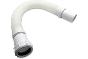 CranPlas | 40mm Waste Pipe & Flexible Waste Pipe Compatible | Universal Push-Fit & Compression Outlet | Plastic & Metal Pipe Connectors | Easy to Install with Instructions | Leak & Heat-Tested