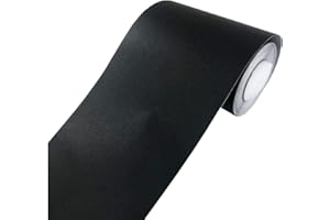 Simplemuji D Self Adhesive Black Frosted Wallpaper Border Stick Waterproof Wall Border Easy to Apply Kitchen Bathroom Tiles Sticker 10cm by 10M