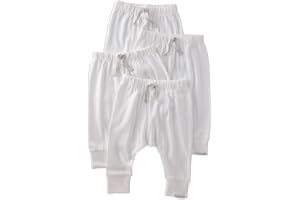 Jordan 4-Pack Jogger Baby & Toddler Pants 100% Organic Cotton Bottoms for Boys & Girls