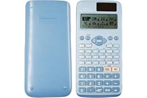 Dakexiong FX-991EX Scientific Calculator Multi-Function Calculator Scientific, 552 Functions, 10+2 Screen Displays - Ideal for Students and Teachers, Office, Blue
