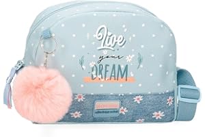 Movom Live Your Dreams Borsa a tracolla Verde 20,5 x 16,5 x 6 cm Poliestere by Joumma Bags, Verde, Tracolla