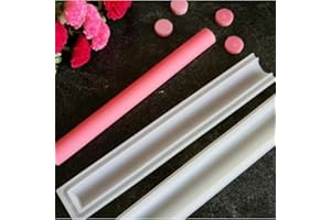 VALINK Various Shapes DIY Long Tube Mousse Dessert Silicone Mold Square Plum Moon Heart Haped Five Pointed Star Handmade Candle Soap Template Baking Mould, Cake Decorating Tool, Kitchen Craft Decorations