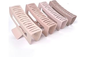 ‎FRAMAR FRAMAR Rosa Haarklammern Groß - Haarklammer Groß Dickes Haar xxl, Haarspangen Damen Dünnes Haar, Haarspangen Für Damen, Hair Clips For Women, Haarclips Damen, Claw Clips – 4