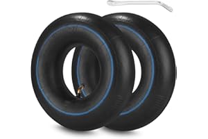 Yuxava 2 Piezas cámaras de Aire 3.00-4 para Carretilla de Mano, 260 x 85 mm cámaras de Aire, ámaras de Aire Ruedas Pequeñas, Manguera de Goma para Carretilla, Manguera de Repuesto, válvula Angular