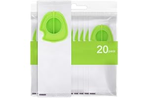 SGIZOKU 20 Pack Vacuum Dust Bags For G-tech PRO, PRO 2, PRO K9, PRO 2 K9, Cordless & Handheld Vacuum Cleaner ATF301, ATF303, ATF307, ATF308