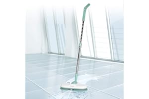 CLEANmaxx E-Power akumulatorowy mop w sprayu z 2 obrotowymi wkładami czyszczącymi, bezprzewodowy mop podłogowy z funkcją spryskiwania, zbiornik na wodę o pojemności 200 ml, w zestawie 4 pady