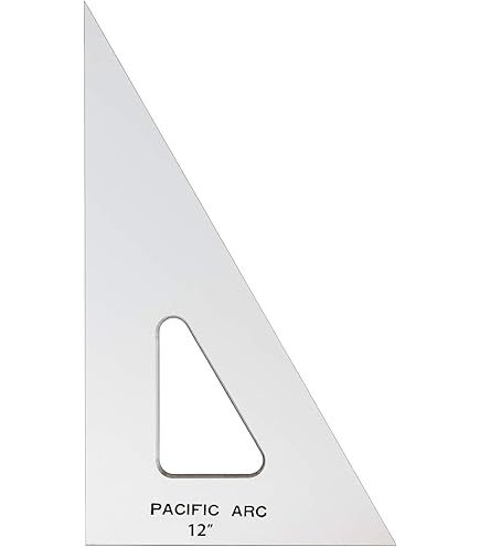LQ-TT-CY-CX 12-Inch Aluminum Triangular Architect Scale Ruler - Imperial Blue - View #3