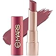 MARS Creamy Matte Long Lasting Lipstick for Women | Creamy Lipstick | Single Swipe Application | Smooth & Light Weight (3.2 gm) (20-Grapeful Ghoomar)