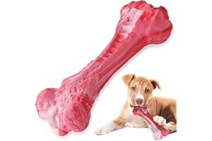 MASBRILL Zabawki dla psów, niezniszczalne zabawki do żucia dla dużych ras, agresywne gryzaki, wytrzymałe, trwałe zabawki do czyszczenia zębów psów, naturalna guma, interaktywne zabawki dla psów na