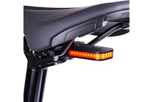 RAVEMEN CL01 Luci Posteriori per Bici, 30 Lumen Grandangolare a 300° per bicicletta su Strada o Guida in Città, Impermeabile IPX6 5 Modalità,Rilevamento dei Freni Ricaricabili USB C ON/OFF Automatico