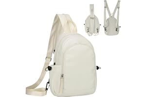 DOINEUFL Sling Bag Lightweight Sling Shoulder Bag Crossbody Bags Small Rucksack Backpack Chest Daypack for Men Women, Waterproof Men Women Bags for Travel Sports Hiking Cycling