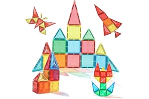 CONDIS Klocki Magnetyczne 30 Części, Magnetyczne Klocki dla dzieci Konstrukcyjne zabawki dla 3 4 5 6 7 Latka Prezent Chłopców Dziewczynek Kreatywne Zabawki Gry Przedszkola Świąteczne Prezent