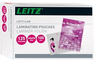 Leitz Lamineringsfolie, Röd, 60 x 90 mm