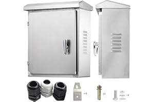 AXOTEN Boîtier de distribution en acier inoxydable 60X50X18CM Extérieur Imperméable, Mural Distributeur électrique (60x50x18CM)