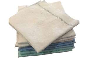 LNT France - Serpillères Couleurs Absorbantes Coton/Viscose 50 x 60 cm - Lot de 10 - Fabriqué en France