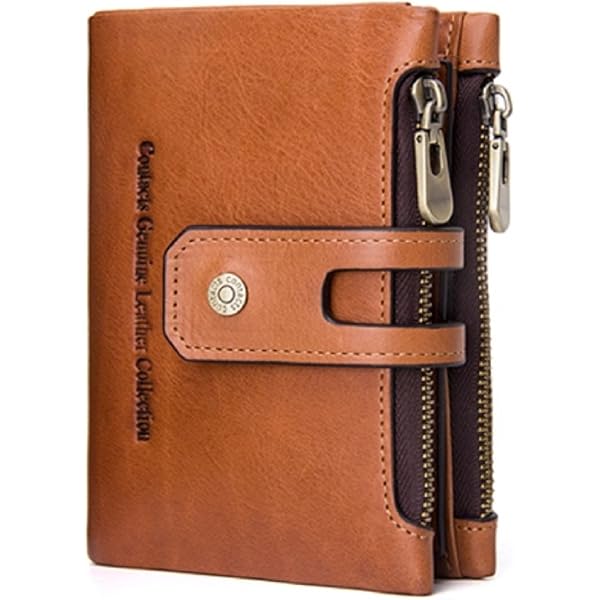 Perry Ellis Men's Portfolio Saffiano Zip Top Travel Kit - Small Leather Goods, Black, One Size