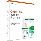 Microsoft Office 365 Business Premium (jetzt Microsoft 365 Business Standard) multilingual | 1 Nutzer | 5 PCs /Macs, 5 Tablets, 5 mobile Geräte | 1 Jahresabonnement | Box