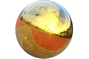 JISADER Boule Creuse en Acier Inoxydable 304 sans Couture Sphère Maison, 150mm