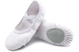 Acfoda Zapatillas Danza Lona Niñas Antideslizantes Calzado Ballet Gimnasia