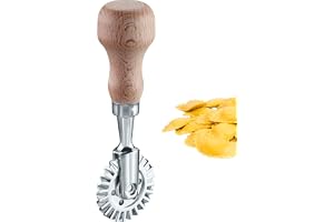 Westmark Ravioliskärare/Deghjul Sofia – Praktiskt Deghjul för Att Skära Ut Hemgjord Pasta och Deg, Hjuldiameter 39 mm – Zink