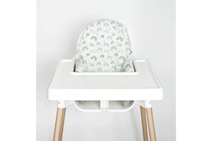 Nibble and Rest Highchair Cushion Cover, Compatible with IKEA Antilop Highchair, Stain-Proof, and Wipeable (Cushion NOT Included)