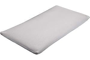 PEKITAS Almohada Bebe 3D (50 X 30 X 3 cm) Transpirable Fibra Antiahogo Funda Lavable Fabricado En España