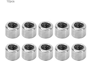 YANMIS 10Pcs Nadellager, HF0608 6 × 10 × 8mm Rollenlager Einwegkupplungslager Verwendet in Hochgeschwindigkeitsmotoren, Motoren, Präzisionsinstrumenten