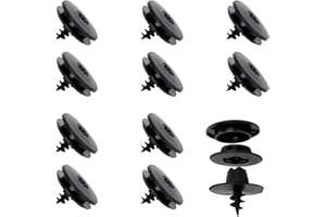 HUGFADS 10 Stück Auto Fußmatten Clip Set, Universelle Halterung für Autoteppiche, Robuste Kunststoff Clips zur Fixierung von Fußmatten, Einfache Installation und Langlebige Qualität