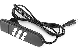 ANGGREK Remplacement de la Télécommande de Lit câblé à 5 Broches pour Fauteuil élévateur Invacare Contrôleur de célébrité Invacare Combinés d'alimentation Okin avec 6 Fonctions unité
