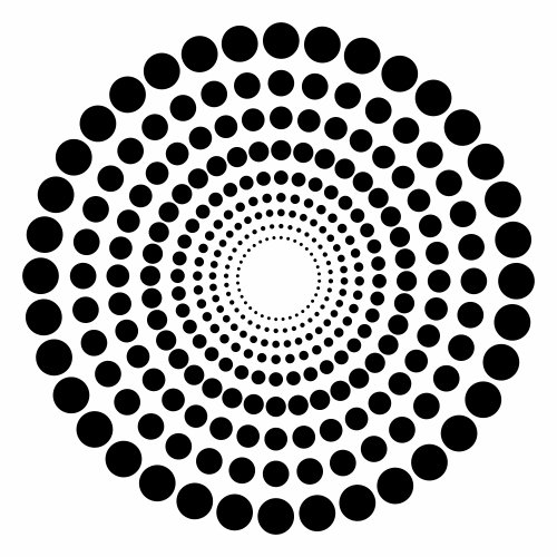 Kreis Ornament Wandtattoo in 6 Größen – Wandaufkleber Wall Sticker - 2