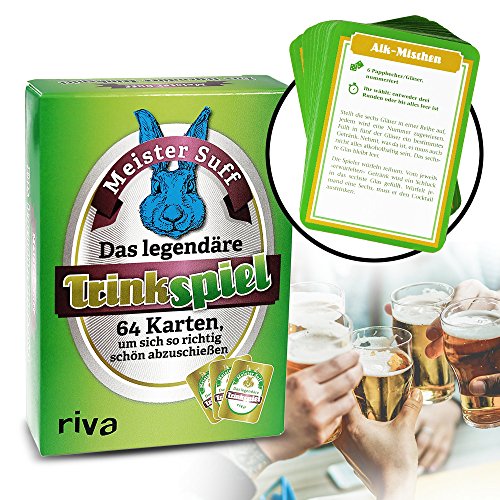 Preisvergleich Produktbild Monsterzeug Legendäres Trinkspiel Meister Suff, Kartenspiel für Erwachsene, Party Spiel 64 Karten um Sich so richtig schön abzuschießen