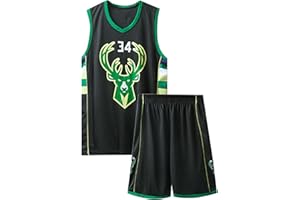 GIIWAKI Completo Basket Bambino/Uomo, 2 Pezzi Completino Basket Bambino Maglia Basket Bambino Divisa Basket Bambino, Senza Maniche Maglia Basket Bambino,Canotta Basket Bambino e Pantaloncini