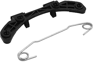 Fesjoy Repuesto de soporte de bisagra de plástico con solapa de combustible para VOLVO V70 S60 S80 XC90 31265160-PM5093 Soporte de bisagra de plástico para tapa de combustible Gasolina