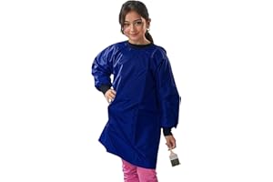 ND Sports School Kids Craft Time Art Class Protective Wipe Clean Smock Apron