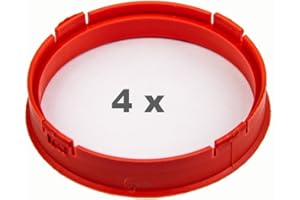 4 x pneugo! Bagues de centrage pour jantes alu 73.1 mm - 66.6 mm