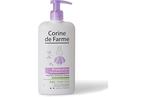 Corine de Farme - Gel Intimo Protect 250ml Mujer - Higiene Íntima - Hipoalergénico y Sin Sulfatos con Flor de Lis - Testado bajo Control Farmacéutico, Dermatológico y Ginecológico - Pieles Sensibles