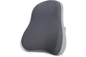YNNHUDEEP Ergonomisches RückenKissen aus Memory Foam - Rückenkissen Auto Rücken-Kissen Lendenkissen für Bürostuhl Gedächtnis Schaum Rückenkissen geeignet für Zuhause, Büro, Auto, Rollstuhl