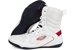 Adoff Boxschuhe Herren Kniebeugenschuhe Ringerschuhe Jugend Muay Thai Taekwondo Boxen Trainingsschuhe Kampfsportschuhe Atmungsaktiv