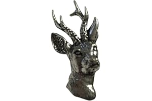 BRAZIL LEDERWAREN Lapel Pin Deer | For Hat or Lapel | Perfect for Hunting Outfit | Pin Button
