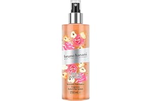 ‎BRUNO BANANI bruno banani Sweet Fantasy Body Splash, żywy kwiatowy spray do ciała dla kobiet, 250 ml