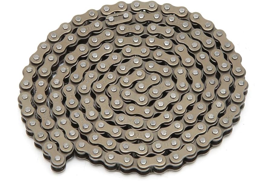 25H 158 Links Chain Fits for Pocket Dirt Bike Mini Quad ATV Scooter - Stainless Steel Pit Bike Sprocket