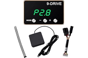 HPEVA Throttle Response Controller,9 Drive Throttle Controller,Intelligent Electronic Racing Pedal Accelerator for JEEP JK Dodge RAM 1500